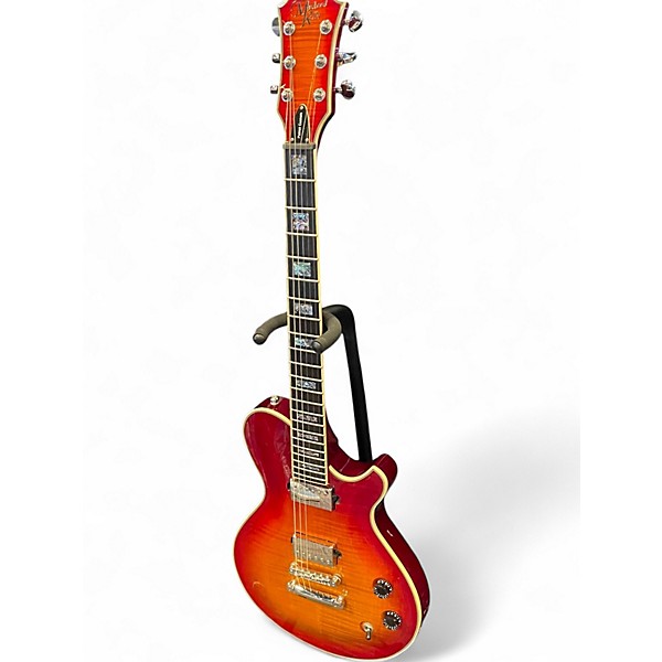 Used Michael Kelly PATRIOT CUSTOM 2 Tone Sunburst Solid Body Electric Guitar