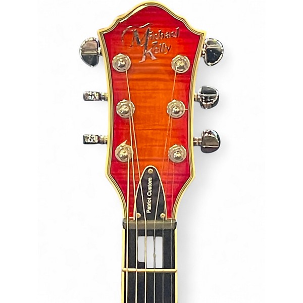 Used Michael Kelly PATRIOT CUSTOM 2 Tone Sunburst Solid Body Electric Guitar