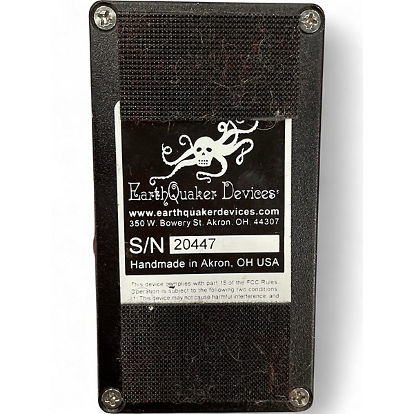 Used EarthQuaker Devices Afterneath Reverb Effect Pedal