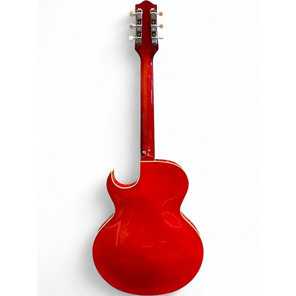 Used The Loar LH-302T Wine Red Acoustic Electric Guitar