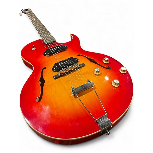 Used The Loar LH-302T Wine Red Acoustic Electric Guitar