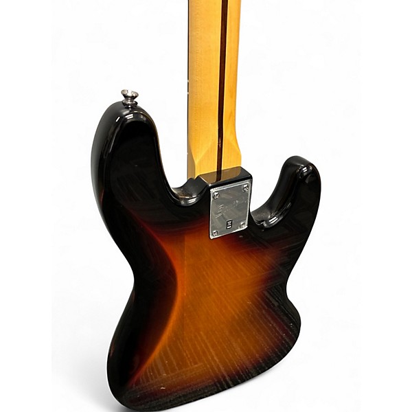 Used Squier Contemporary Jazz Bass 2 Color Sunburst Electric Bass Guitar