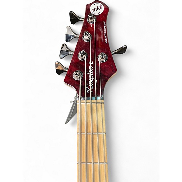 Used MTD KINGSTON Z5 Trans Red Electric Bass Guitar
