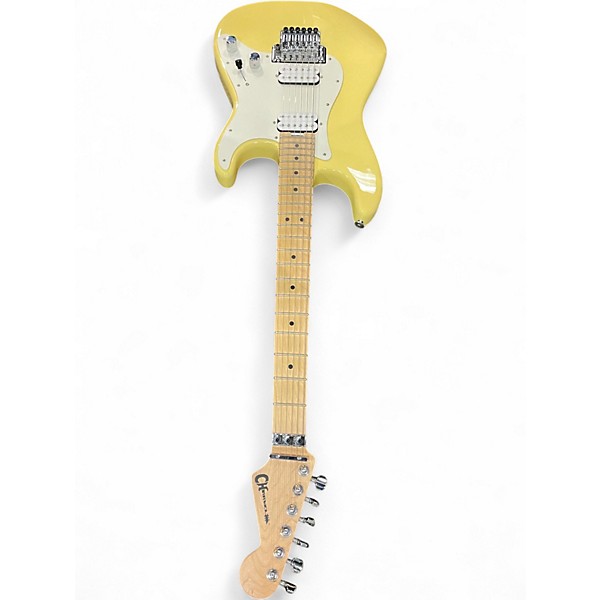 Used Charvel PRO MOD SAN DIMAS FR Yellow Solid Body Electric Guitar