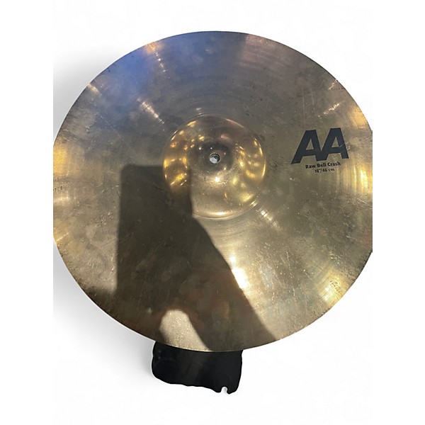 Used SABIAN 18in aa raw bell  Cymbal