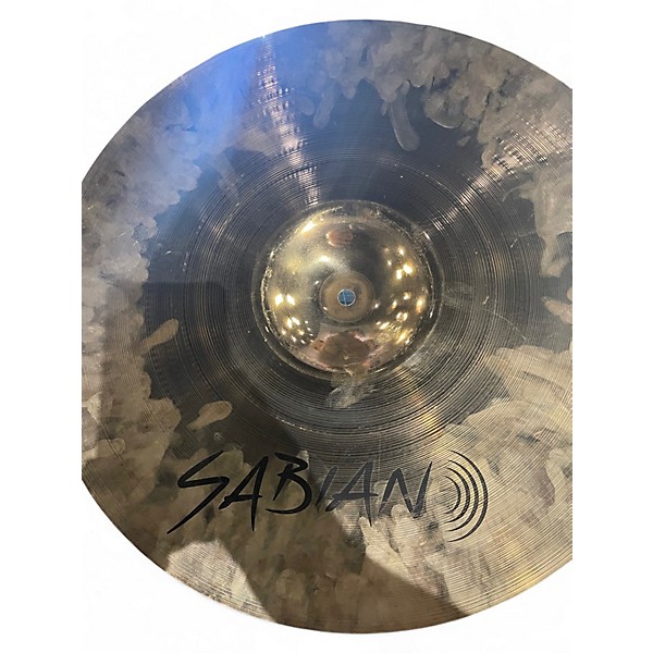 Used SABIAN 18in aa raw bell  Cymbal