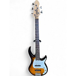 Used Peavey Milestone V 2 Tone Sunburst Electric Bass Guitar
