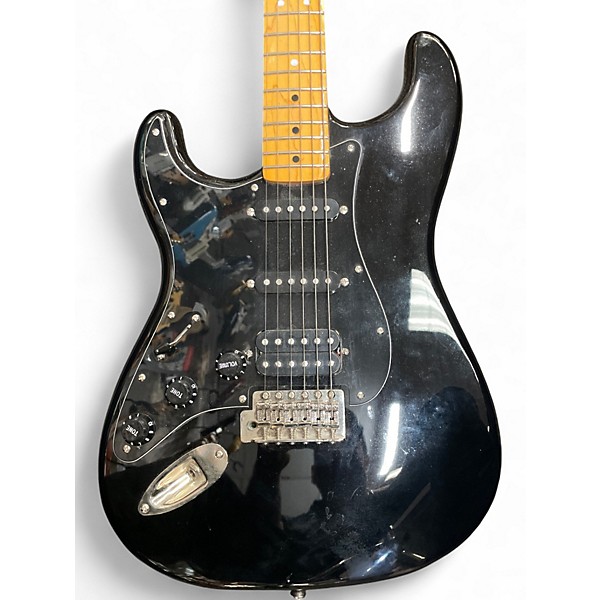 Used Squier CLASSIC VIBE HSS Black Electric Guitar