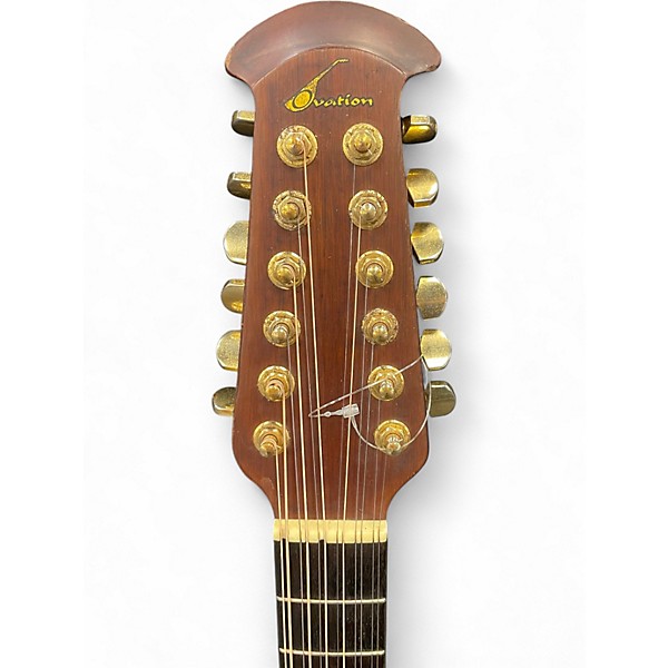 Used Ovation CC255 Celebrity Deluxe Natural 12 String Acoustic Guitar