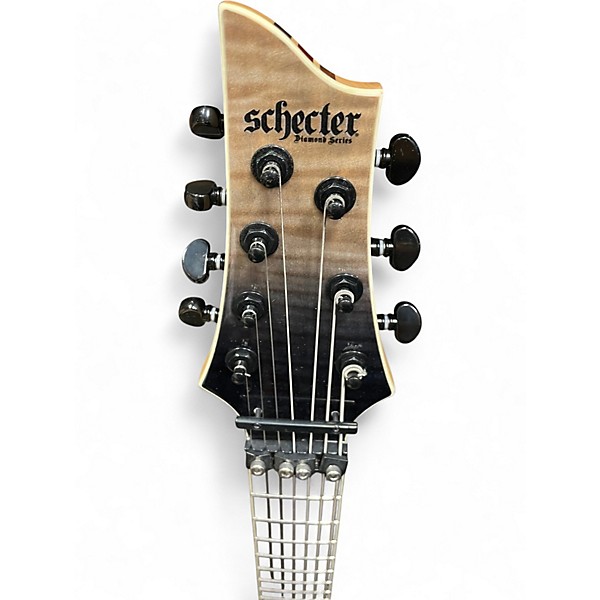 Used Schecter Guitar Research SLS ELITE 7 STRING BLACK FADE Solid Body Electric Guitar