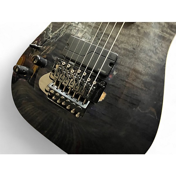 Used Schecter Guitar Research SLS ELITE 7 STRING BLACK FADE Solid Body Electric Guitar