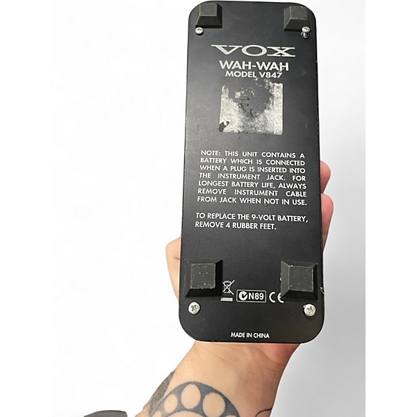 Used VOX V847 Reissue Wah Effect Pedal