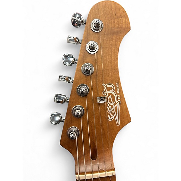 Used Jet Guitars Jet Tele  Style Sparkle Blue Solid Body Electric Guitar