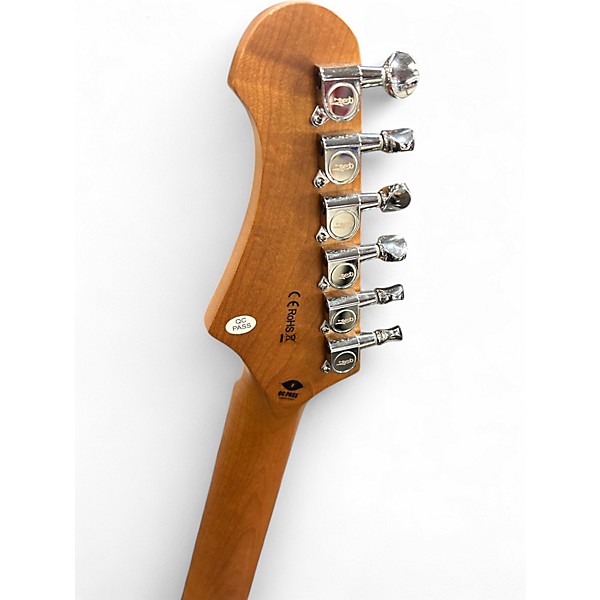 Used Jet Guitars Jet Tele  Style Sparkle Blue Solid Body Electric Guitar