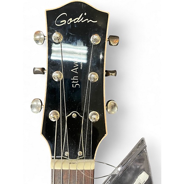 Used Godin 5th Avenue Kingpin P90 Walnut Hollow Body Electric Guitar