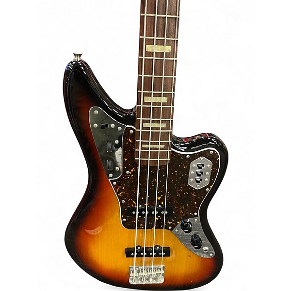 Used Fender MIJ 1995 Mustang Bass 2 Color Sunburst Electric Bass Guitar