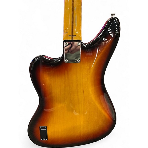 Used Fender MIJ 1995 Mustang Bass 2 Color Sunburst Electric Bass Guitar