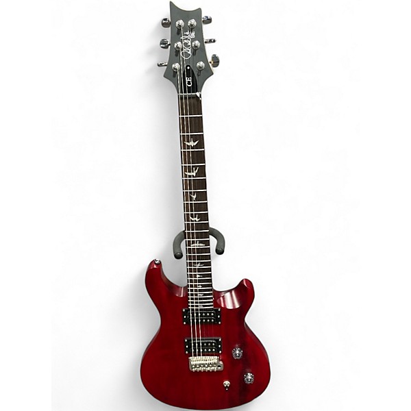 Used PRS SE CE24 Chrome Red Solid Body Electric Guitar