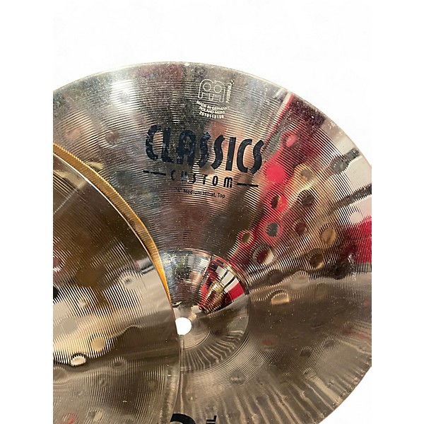 Used MEINL 14in Classic Custom Medium Hi Hat Pair Cymbal