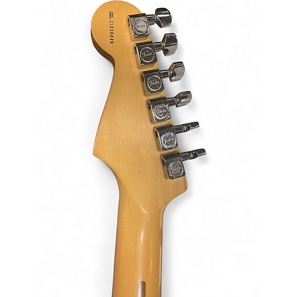 Used 2001 Fender American Standard Stratocaster Black Solid Body Electric Guitar