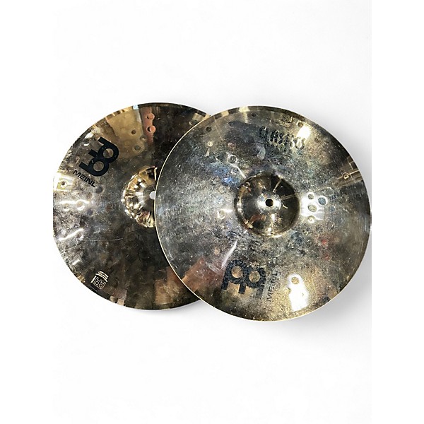 Used MEINL 14in Classic Custom Medium Hi Hat Pair Cymbal