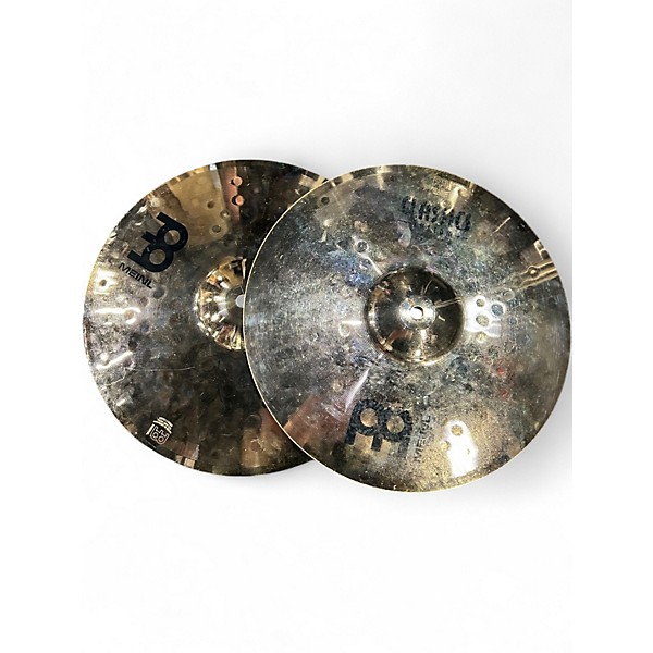 Used MEINL 14in Classic Custom Medium Hi Hat Pair Cymbal