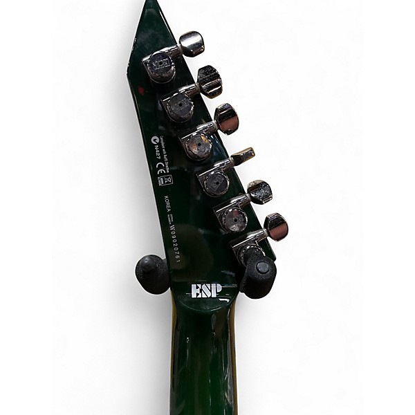 Used ESP MH-1000 GREEN Solid Body Electric Guitar