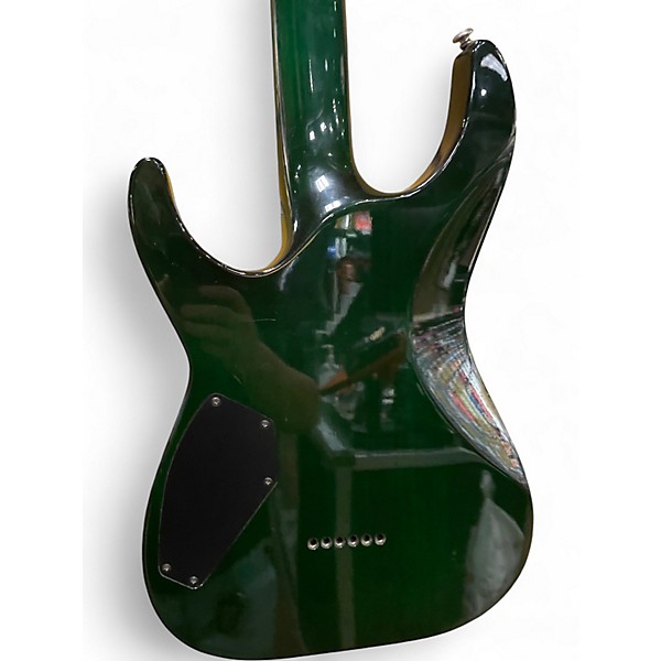 Used ESP MH-1000 GREEN Solid Body Electric Guitar