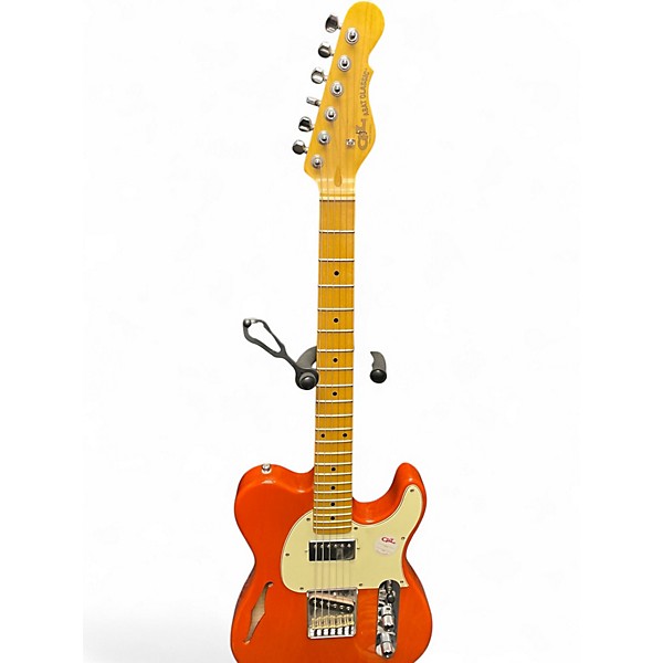 Used 2000s G&L Tribute ASAT Classic Metallic Orange Solid Body Electric Guitar