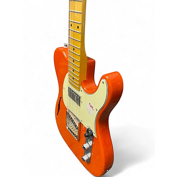 Used 2000s G&L Tribute ASAT Classic Metallic Orange Solid Body Electric Guitar