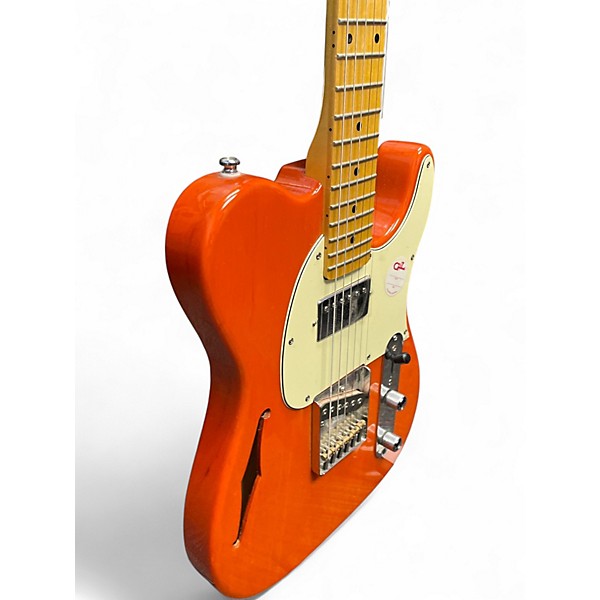 Used 2000s G&L Tribute ASAT Classic Metallic Orange Solid Body Electric Guitar