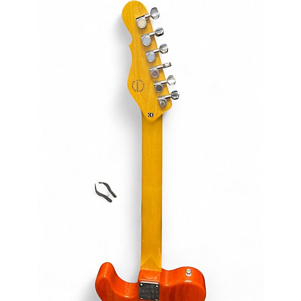 Used 2000s G&L Tribute ASAT Classic Metallic Orange Solid Body Electric Guitar