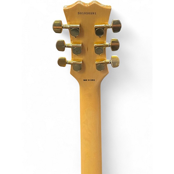 Used Samick HJ650 Natural Hollow Body Electric Guitar