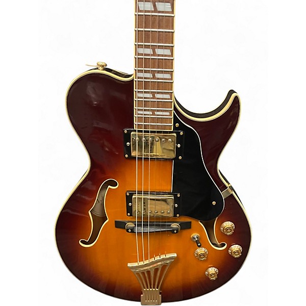 Used Greg Bennett Design by Samick ROYAL RL - 5 2 Color Sunburst Hollow Body Electric Guitar