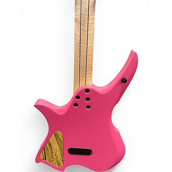 Used Valravn garm Pink Solid Body Electric Guitar