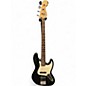 Used Fender Standard Jazz Bass Black Electric Bass Guitar thumbnail