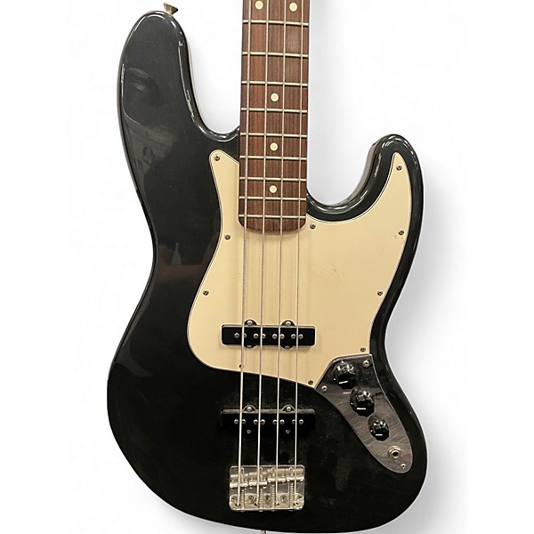 Used Fender Standard Jazz Bass Black Electric Bass Guitar