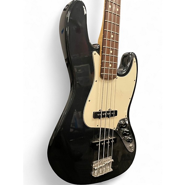 Used Fender Standard Jazz Bass Black Electric Bass Guitar