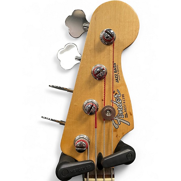 Used Fender Standard Jazz Bass Black Electric Bass Guitar