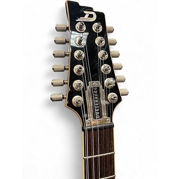 Used Duesenberg Caribou 12 String Black Solid Body Electric Guitar