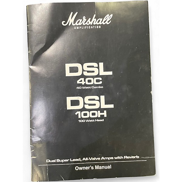 Used Marshall DSL40C 40W 1x12 Tube Guitar Combo Amp