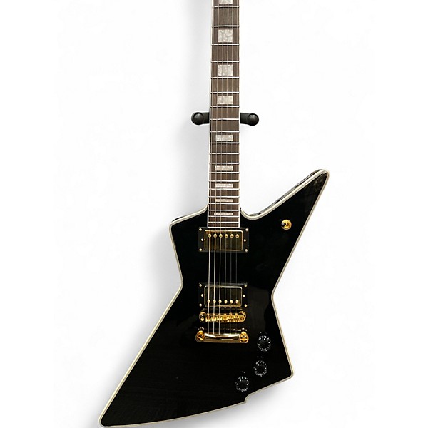 Used Firefly EXPLORER ELITE Black Solid Body Electric Guitar