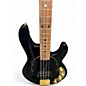 Used Ernie Ball Music Man STINGRAY JACKPOT BLACK AND GOLD Electric Bass Guitar thumbnail