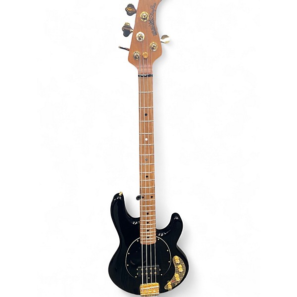 Used Ernie Ball Music Man STINGRAY JACKPOT BLACK AND GOLD Electric Bass Guitar