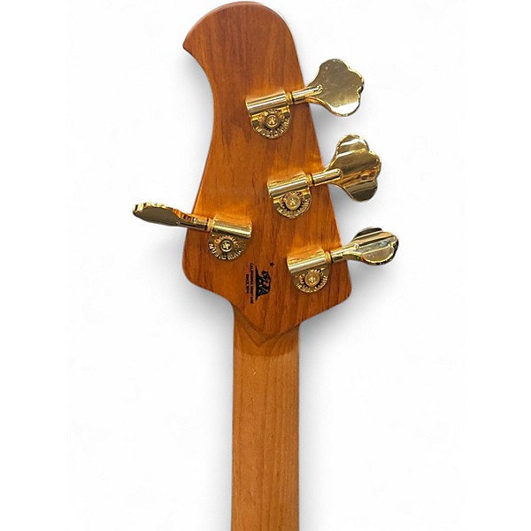 Used Ernie Ball Music Man STINGRAY JACKPOT BLACK AND GOLD Electric Bass Guitar
