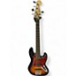 Used 2021 Squier Deluxe Jazz Bass Active V 5 String 3 Color Sunburst Electric Bass Guitar thumbnail