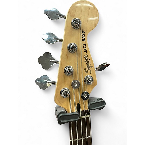 Used 2021 Squier Deluxe Jazz Bass Active V 5 String 3 Color Sunburst Electric Bass Guitar