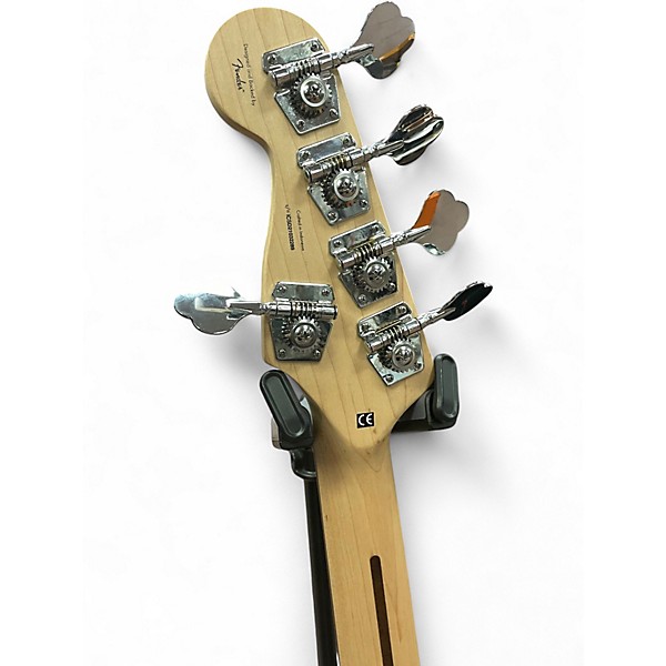 Used 2021 Squier Deluxe Jazz Bass Active V 5 String 3 Color Sunburst Electric Bass Guitar