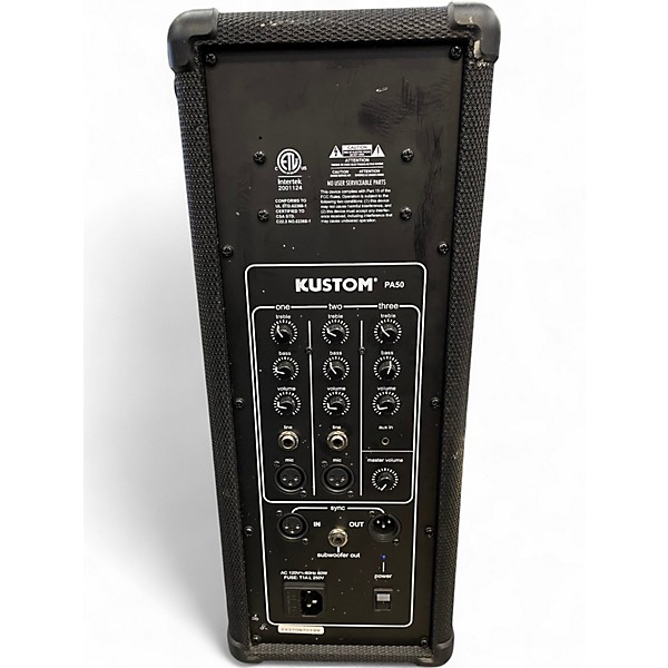 Used Kustom PA PA50 Powered Speaker