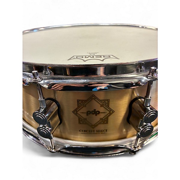 Used PDP by DW 14X6 CONCEPT SELECT BRASS SNARE BRASS Drum